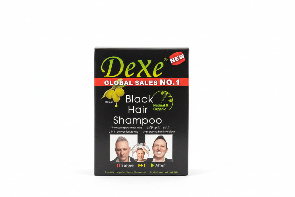 Black hair shampoo