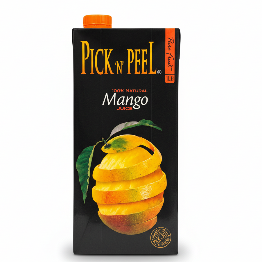Pick n peel mango juice