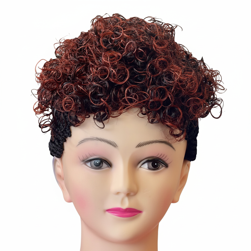 Wig Curly Short