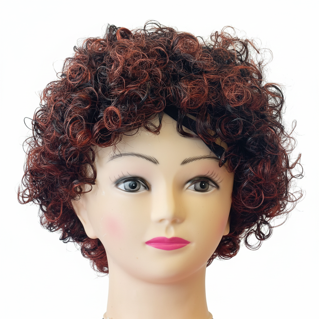 Wig Curly Short