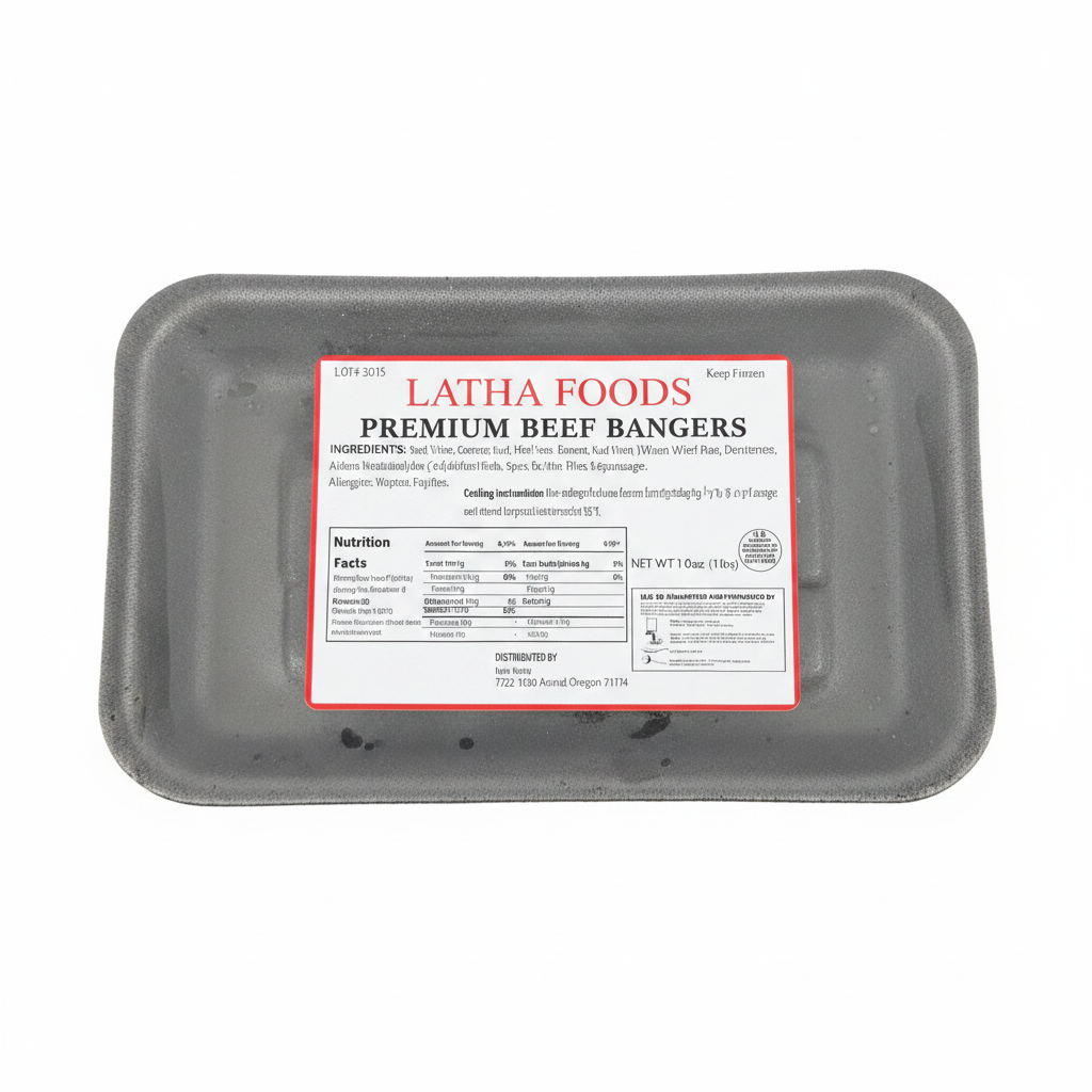Latha Foods Premium beef sausages